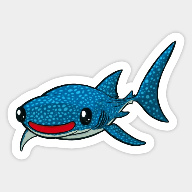 Whale Shark Sticker by joehavasy